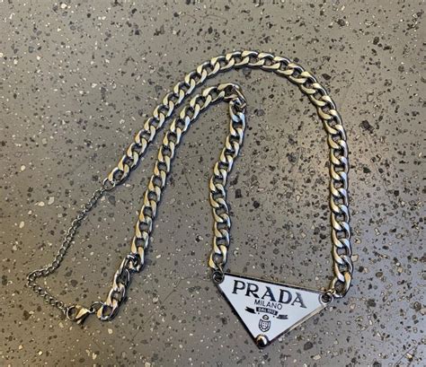 reworked Prada necklace